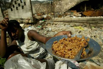 El arroz es el principal alimento en Haití