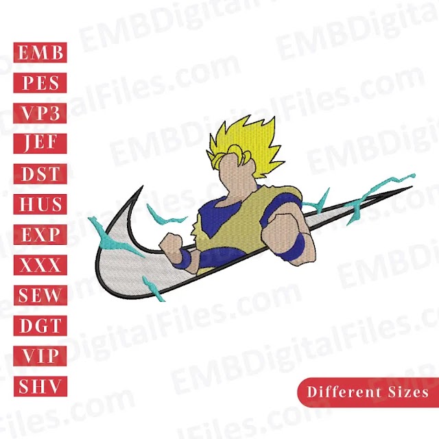  Anime Embroidery Files Download, PES, DST, SEW