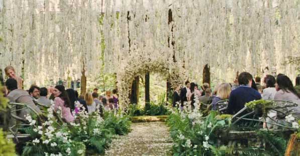 It was beautiful breathtaking and a fairytale outdoor wedding dream