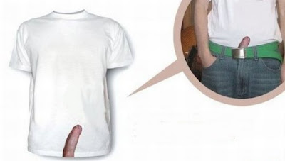 HUMOR. CAMISETA con PENE