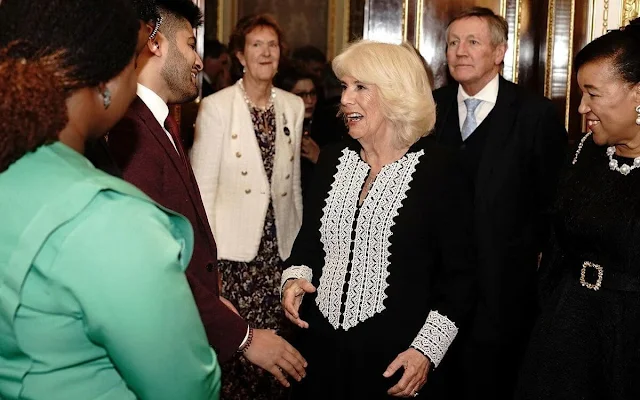 Queen Camilla attended the 2024 Commonwealth Day Reception that took place at Marlborough House. Baroness Patricia Janet Scotland
