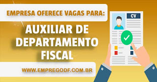 Auxiliar de Departamento Fiscal