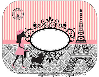 Beautiful París Free Primtable Labels.