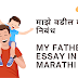 माझे वडील मराठी निबंध | My Father Essay In Marathi