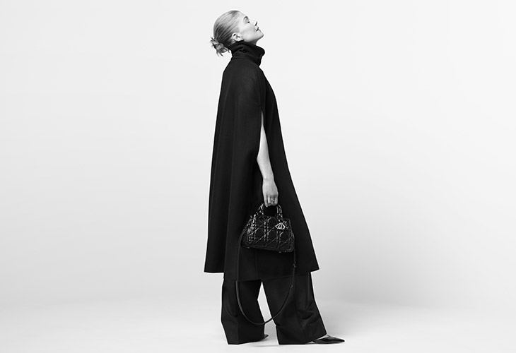 Rosamund Pike stars in the Dior Lady 95.22 Bag Campaign Featuring Actress Rosamund Pike.