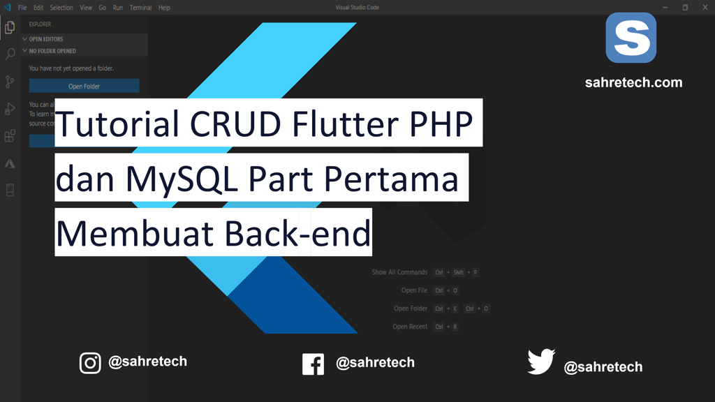 Tutorial CRUD Flutter PHP dan MySQL Part Pertama Membuat Back-end