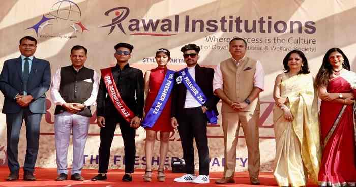 Freshers-party-organized-for-new-students-in-raval-institutions