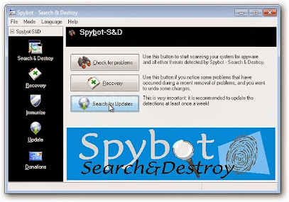 Free Spybot - Search and Destroy Anti-Spyware 