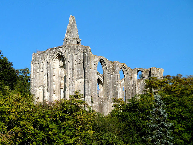 Ruined church of Les Roches Tranchelion, Indre et Loire, France. Photo by Loire Valley Time Travel.