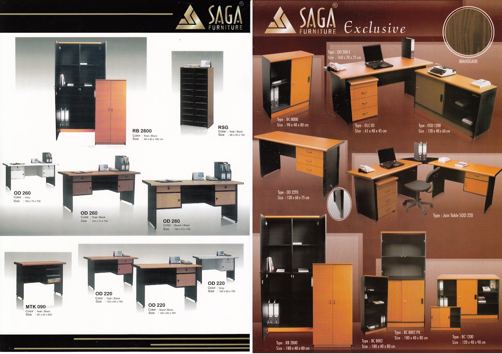 Saga Office Furniture - Talenta Online Shop