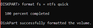 formating partition