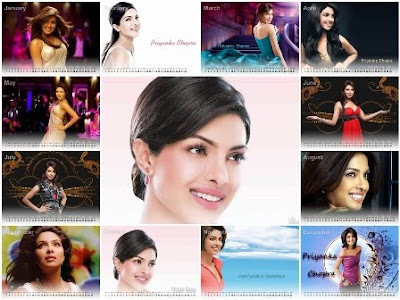 2011 Calendar Desktop Background. Priyanka Chopra Calendar 2011: