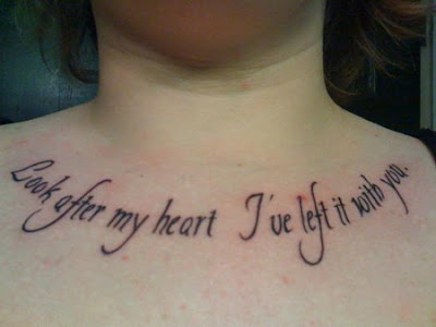 love quote tattoos I love this quote just not screaming Look at Me across
