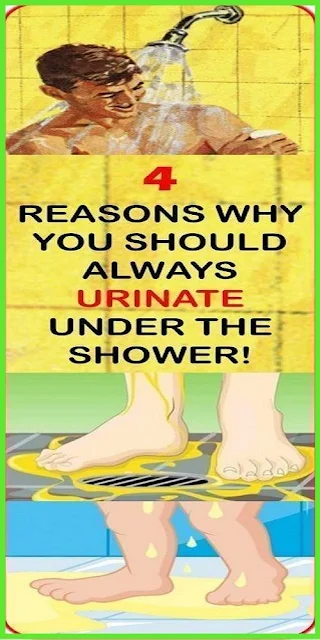 Doctors Will Never Tell You This: 4 Reasons Why You Should Always Urinate Under The Shower!