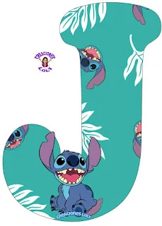 Abecedario con Stitch.