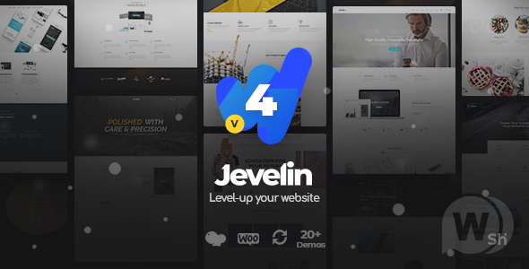 Jevelin v4.6.8 – Premium WordPress theme