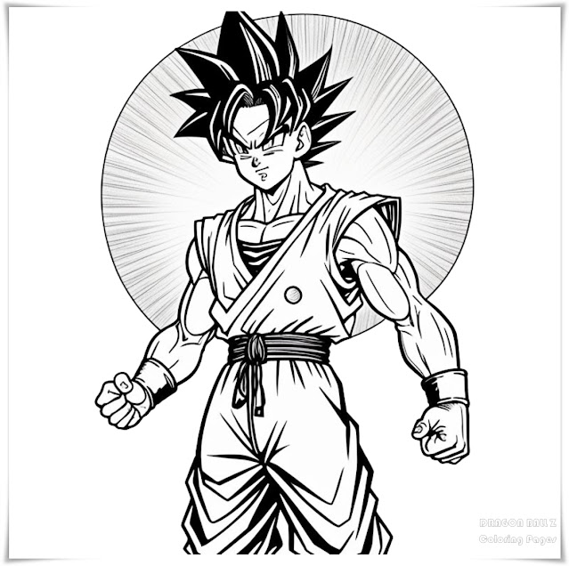 Dragon Ball Z Coloring Pages, Free, Printable, Piccolo, Goku, Vegeta, Gohan, Anime, Coloring Pages