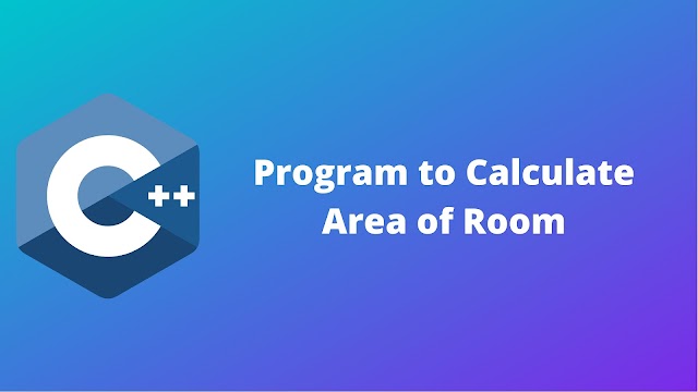 C++ program to calculate the area of a room
