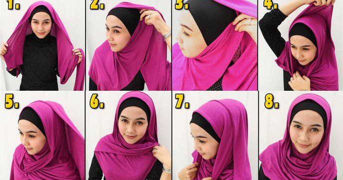  Cara  Pakai Jilbab  Pashmina Paling Simple  dan Mudah Hanya 3 