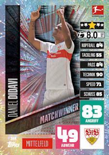 Topps Match Attax Bundesliga 2020-2021 VfB Stuttgart Set