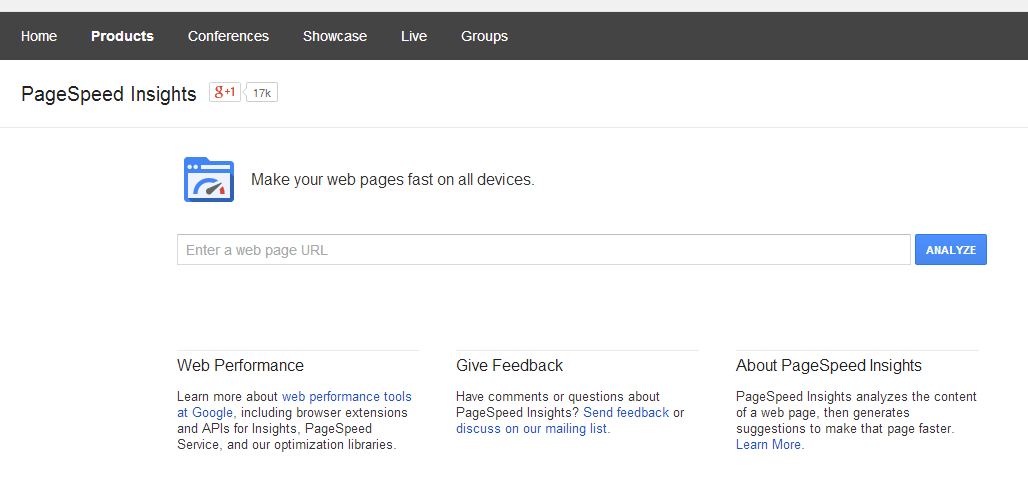 Google PageSpeed Insights