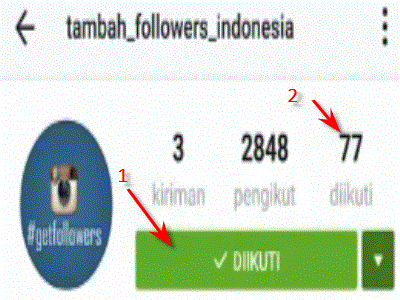 Menambah Followers Instagram