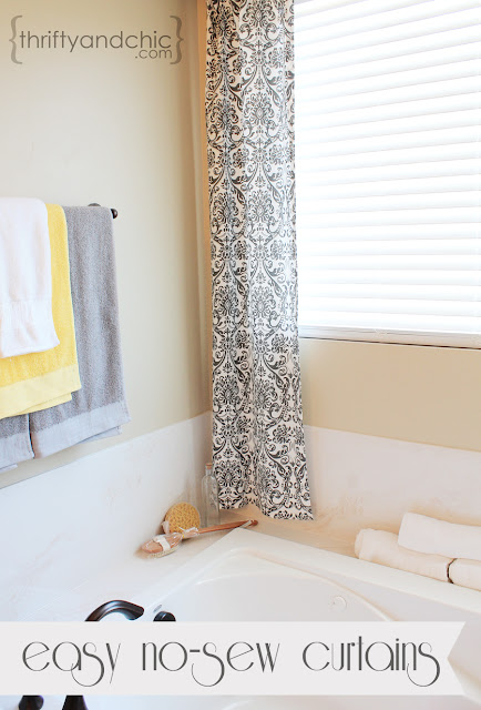 Easy No-Sew Curtains