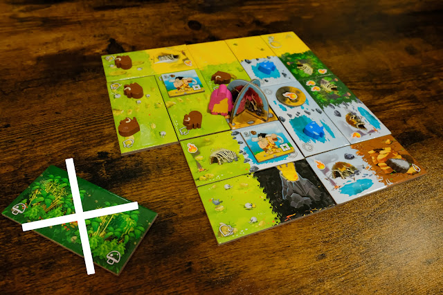 kingdomino origins board game 桌遊 部族模式 最後仍然無法拼放的板塊會被棄掉