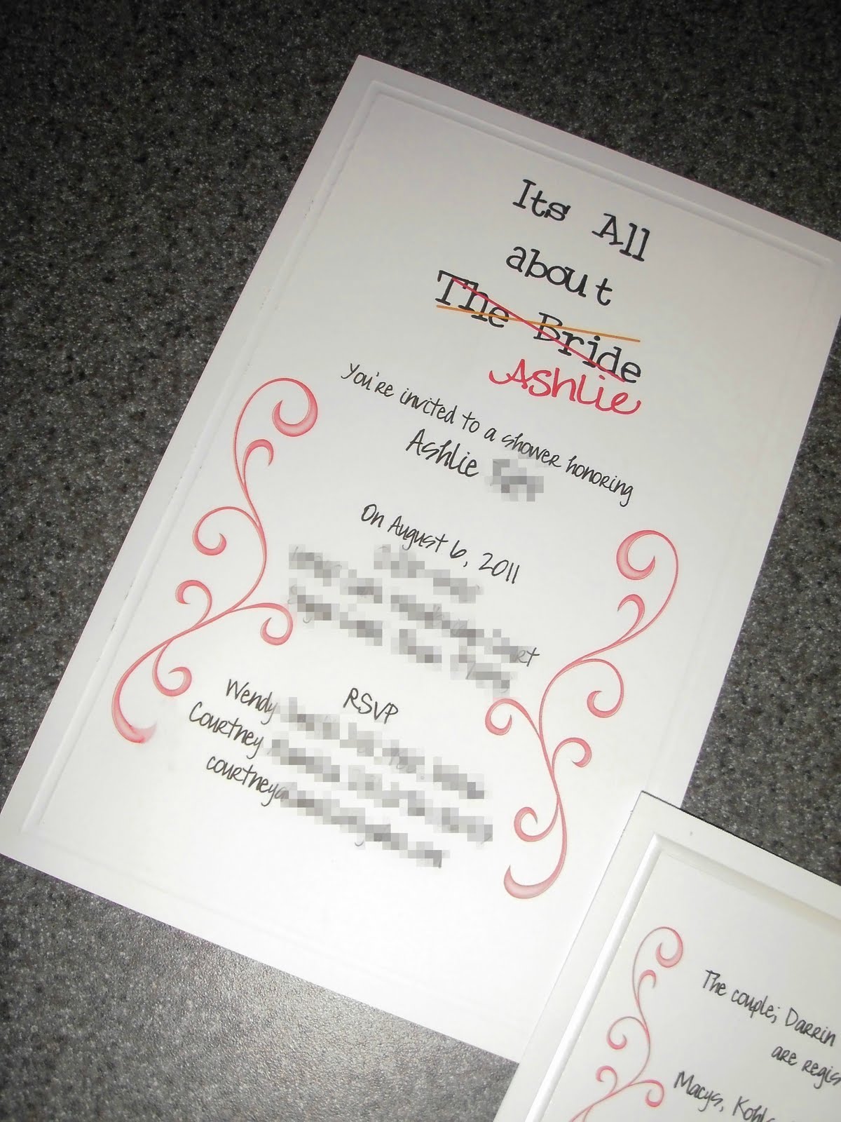 christian wedding invitation