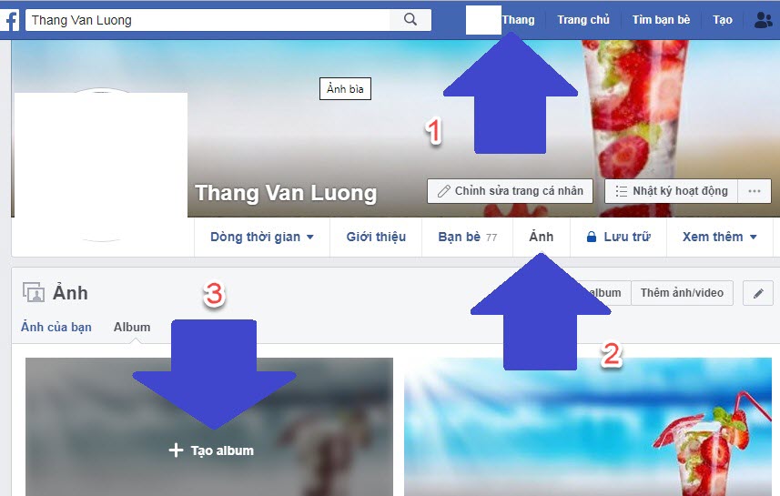 cách tải hình lên facebook
