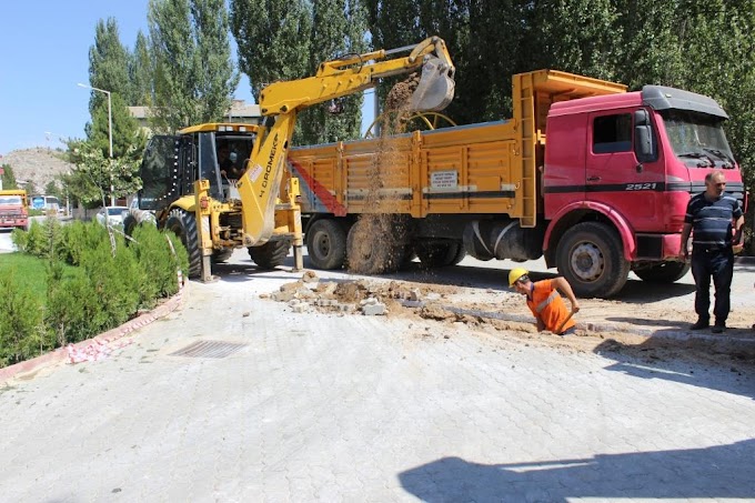 Bozkır’da Doğalgaz çalışmaları hız kesmeden devam ediyor