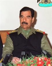 Saddam Hussein, Ruler of Iraq.