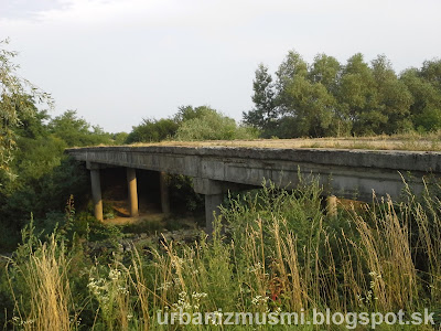 Súčastný most za novou Michalovskou nemocnicou.