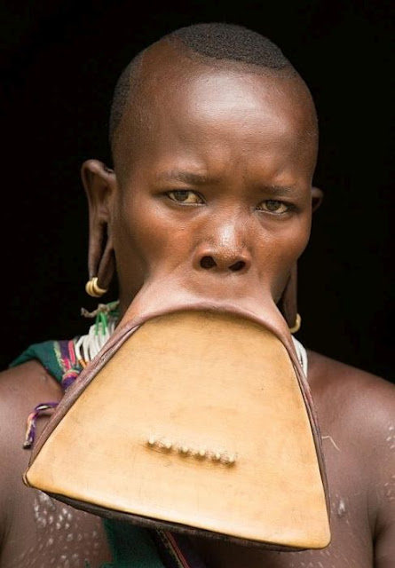 The Ethiopian Woman Who Wears A Lip Plate