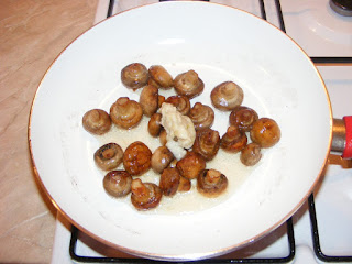 retete ciuperci sote cu usturoi la tigaie mod preparare, 