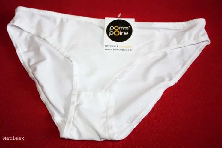 Slip et boxer tanga ivoire Easy de Pomm'poire