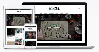 winge blogger template 2018