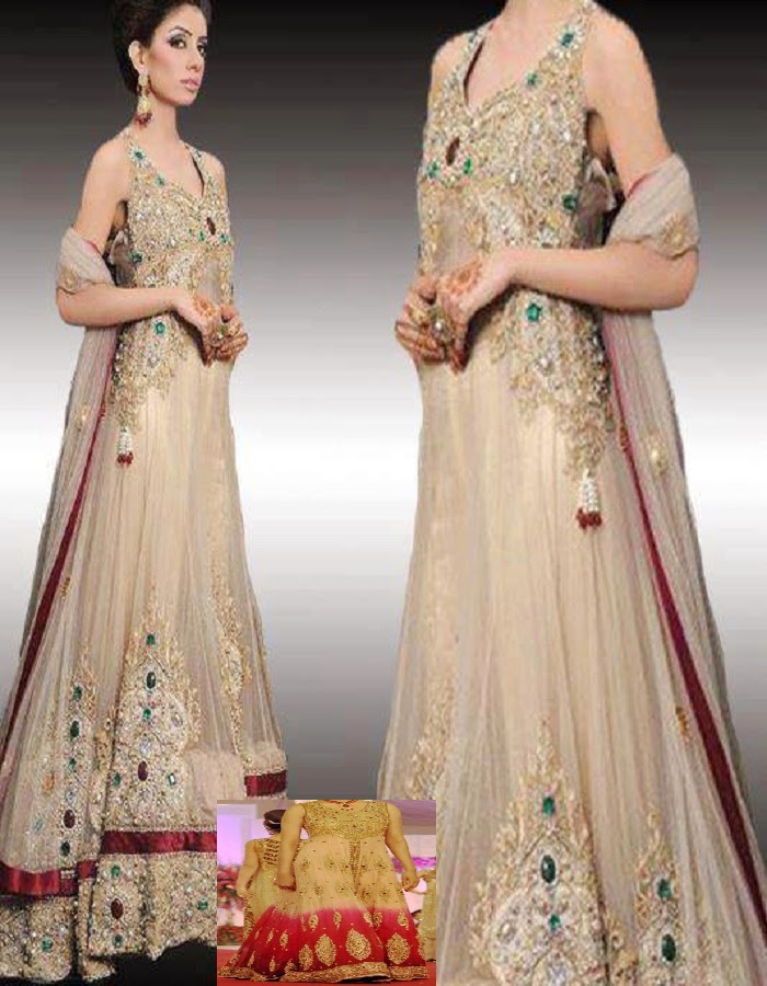 New Pakistani Bridal Dresses 2014-15