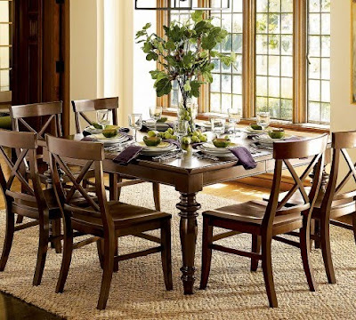 Design of all-brown dining room furniture,Classic Interior Design, Dining Room, Dining room Design, Dining room ideas, Furniture Design