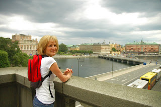 Stockholm blue sky