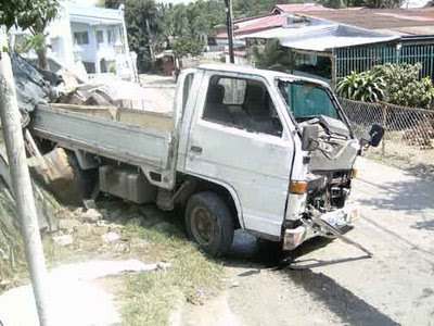 vehicles truck accident