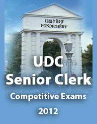 UDC, Senior Clerk job - Pondicherry