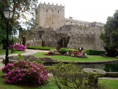 Jardines del castillo de Soutomaior