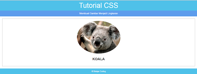 Membuat Gambar Menjadi Lingkaran Dengan CSS