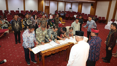 Pimti Pemprov Sultra Tandatangani Perjanjian Kinerja dan Pakta Integritas TA 2024
