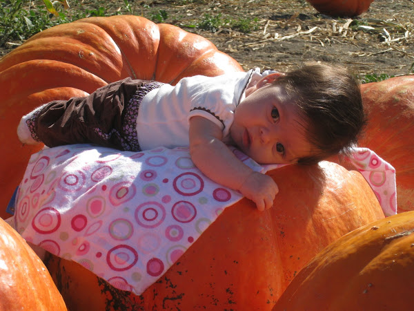 Mia's First Trip to the Pumpkin Patch 10/18/08