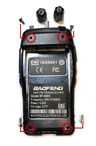 Baofeng BF-888s stripdown