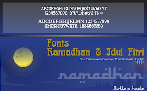 UPDATE 2019 - Download Font yang Cocok untuk Desain Project di Bulan Ramadhan dan Idul Fitri