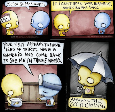 cute little emo cartoon