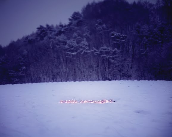 Glowing Text Installations by Lee Jung